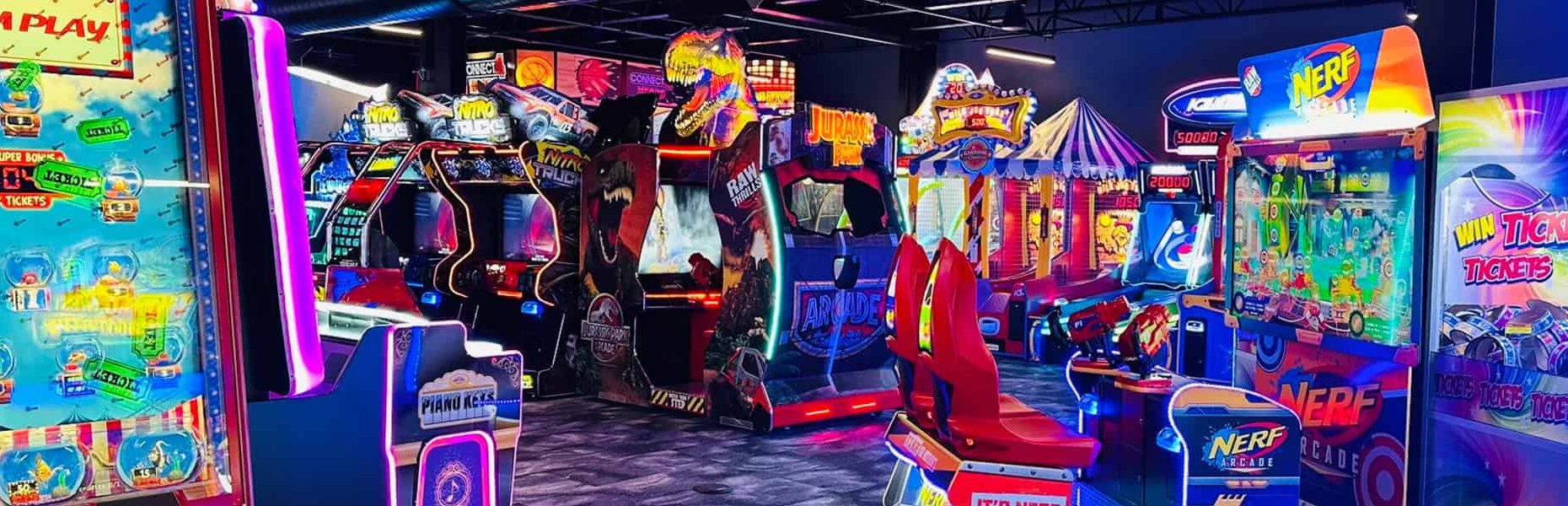 arcade and video games shop