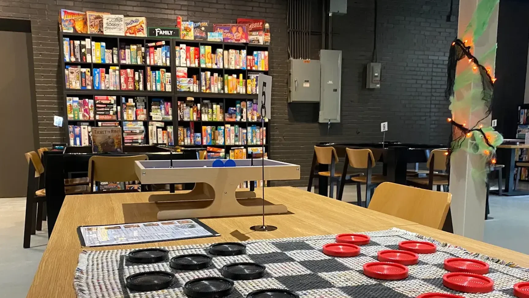 game on boardgame cafe