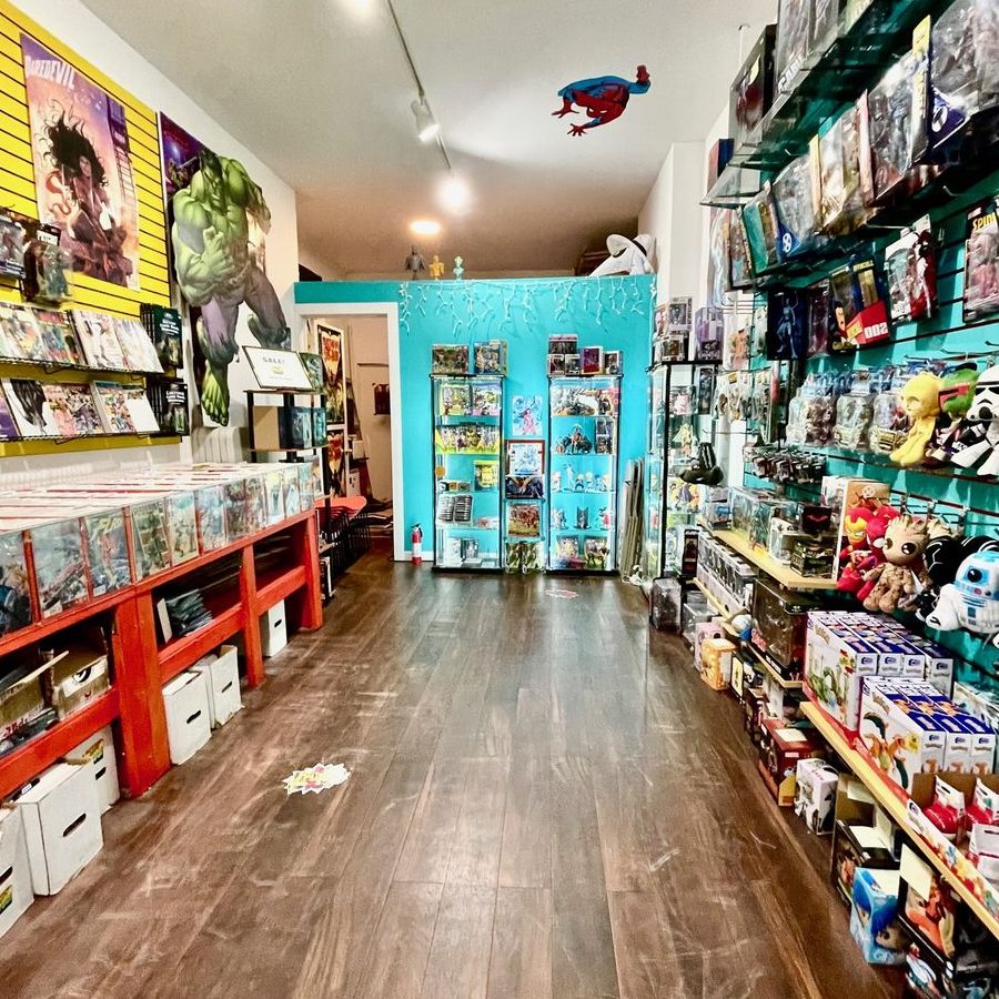 playstation and toy shops